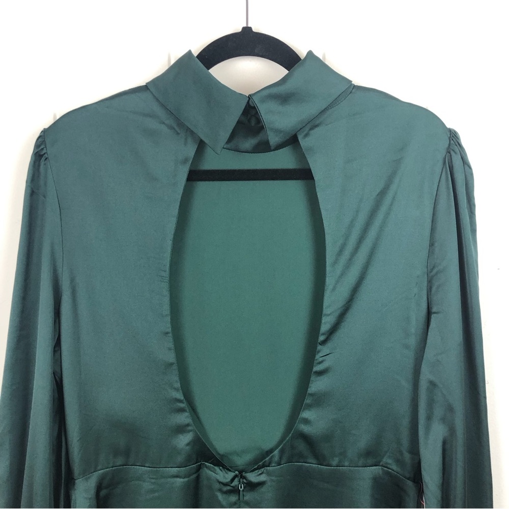 Bardot Womens Dress Milan Mini Forest Green Size 12 - holiday dress - Picture 8 of 10